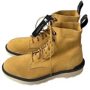 Sorel High Line Lace Up Leather Boots Size 8 Waterproof